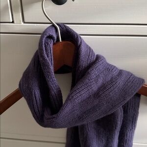 Echo Vintage Purple Winter Scarf